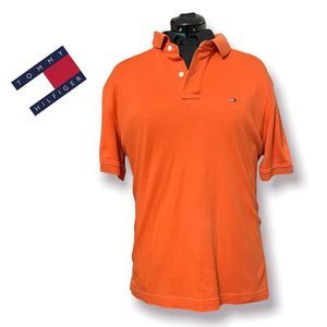 Tommy Hilfiger Orange Polo XL